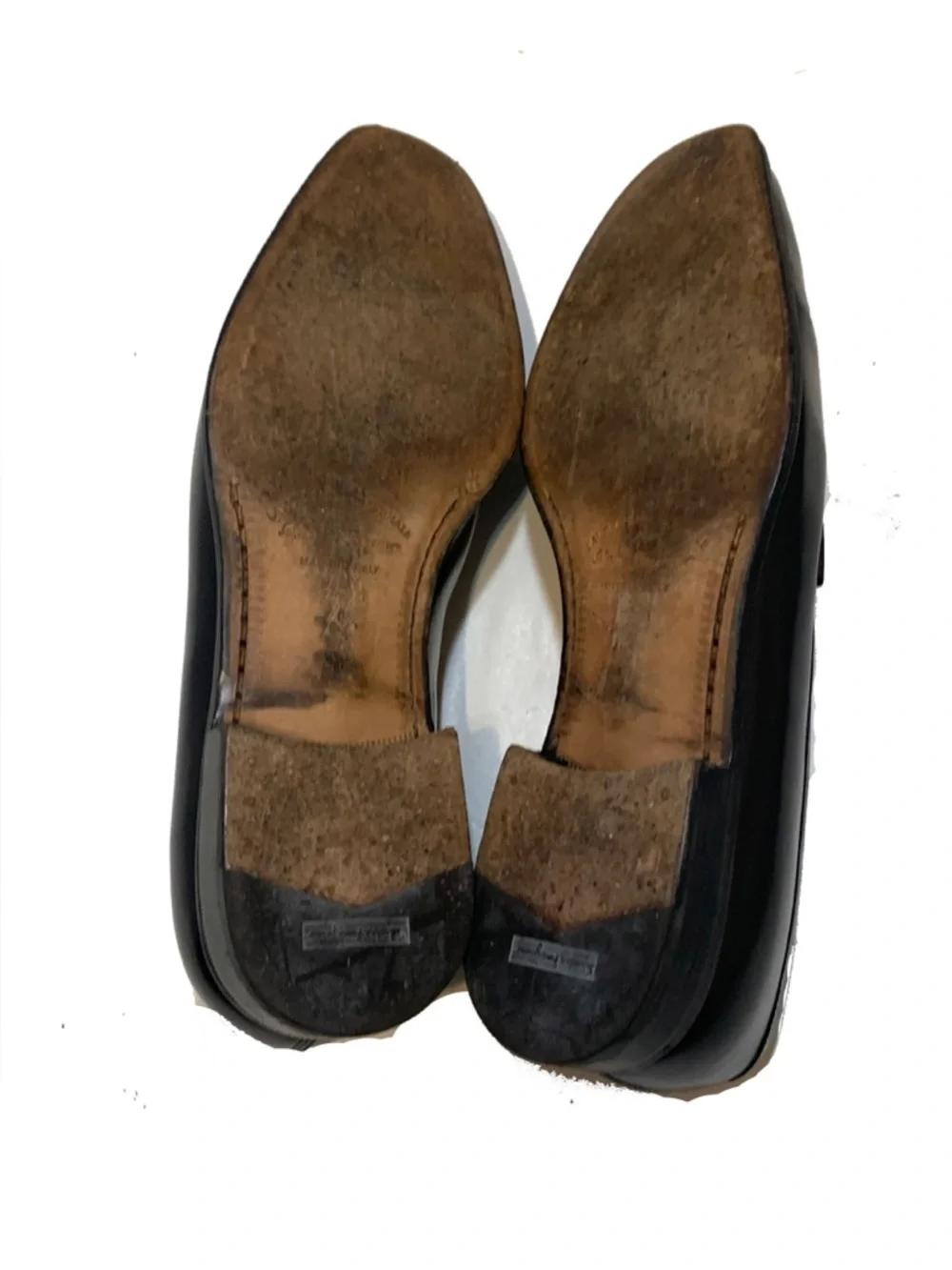 Salvatore Ferragamo Black Leather Loafers